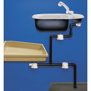 Pesualtaan pohjaläpivienti 25 mm putkelle