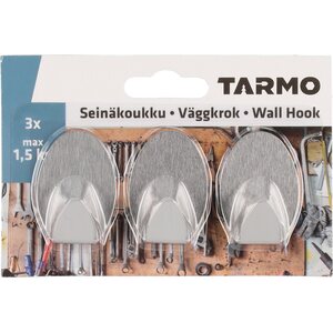 Tarmo Tarrakoukku teräs ovaali 3 kpl