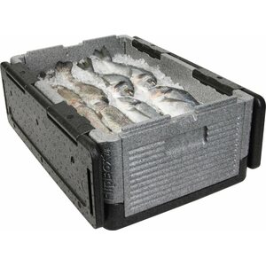 Overath Flip Box BIG kokoontaitettava eristyslaatikko 39 litraa