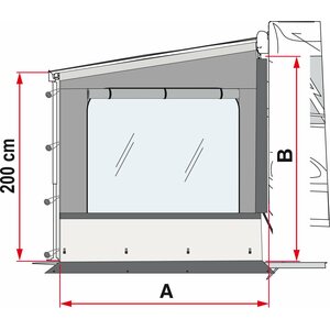Fiamma Sivuseinä Caravanstore XL Pro