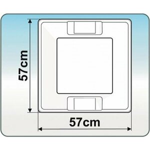 Fiamma Kattoluukku 50 x 50 cm Vent Kristalli