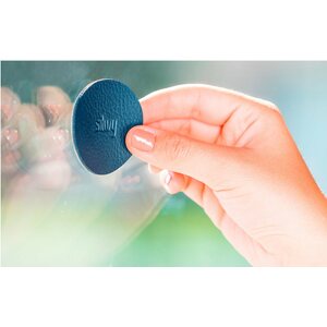 Silwy metallinen magneettikoukku sis. nanogeelityynyn, sininen