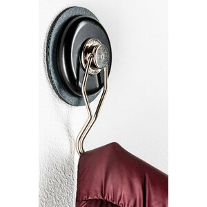 Silwy metallinen magneettikoukku sis. nanogeelityynyn, musta