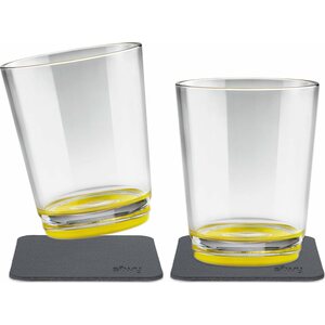 Silwy juomalasit 250 ml 2 kpl magneetilla ja lasinalusella