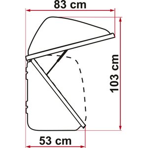 Berger Pyörätelineboksi Ultra-Box 320 L