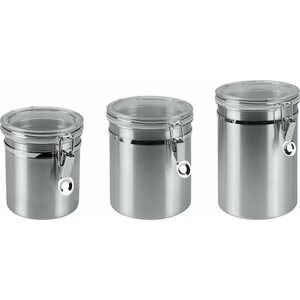 Metaltex Säilytyspurkki rst 2,0 L, läpinäkyvällä kannella