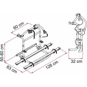 Fiamma Pyöräteline matkailuautoon Carry-Bike Pro M