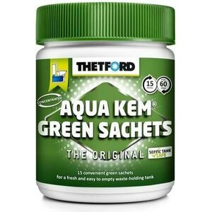 Kemiallinen WC-aine Aqua Kem Green Sachets 15 pussia