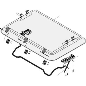 Dometic (R) Heki 2 varaosa lasi