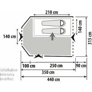 Berger Kylkiteltta 240-290 Touring - XL