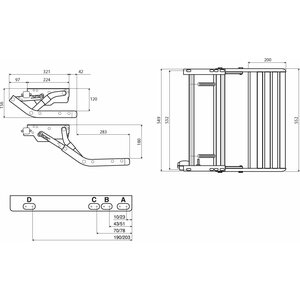 Thule Omnistep Alu 550 astin, käsikäyttöinen, alumiini
