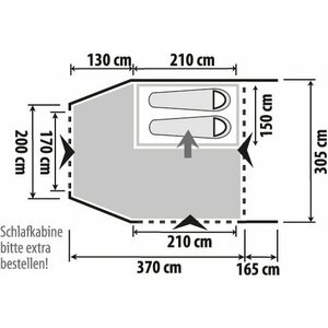 Berger Takateltta Liberta 150-180 cm korkeaan