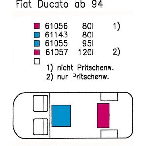 Vesisäiliö 80l, Ducato / Boxer / Jumper vuosi 94-06