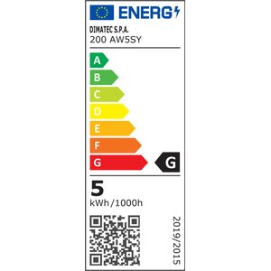 LED-valo 10x0,5W, 4000K hopea