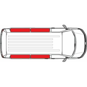 Carbest Lämpöpeite Ikkunapeite VW T5/T6 Asuintilaan, pitkäkori