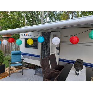 Carbest Värikäs juhlavaloketju 10 ledipallolla
