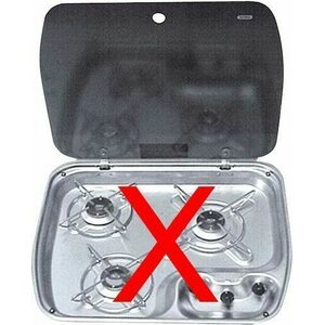 Dometic Parts Lasikansi 3-liekkiseen Cramer lieteen, hbg 3445
