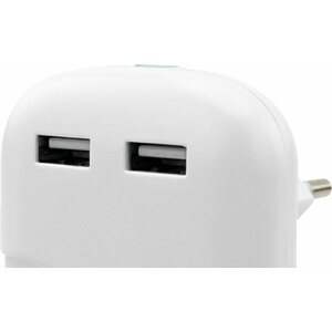 Berger LED-yövalo hämärätunnistimella sis. 2 USB-porttia