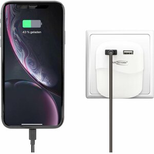 Berger LED-yövalo hämärätunnistimella sis. 2 USB-porttia