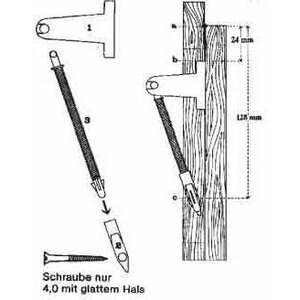 Lilie Kalusteluukun aukipitosalpa Sesam 120 mm, 2 kpl