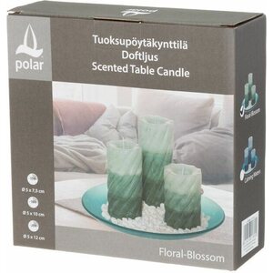 Polar Tuoksupöytäkynttilä lahjapakkaus 4-osainen