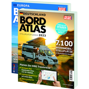 Berger Bordatlas-pysäköintipaikkaopas 2023 Saksa & Eurooppa