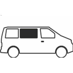 Carbest Sävytetty turvalasi-ikkuna VW T6.1 / T6 / T5 alk. vm. 2004, eteen oikea