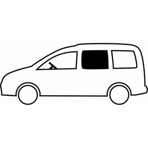 Carbest Sävytetty turvalasi-ikkuna VW T6.1 / T6 / T5 alk. vm. 2004, eteen vasen