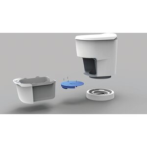 Clesana C1 vedetön wc pyöreällä-sovittimella