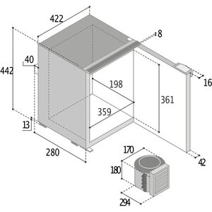 VITRIFRIGO C25L, 25 L