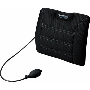 SITBACK Air Living Vehicle Selkänojatyyny 31 x 27 cm musta