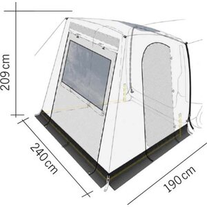 Reimo Tent VW Caddy 5 Premium - takateltta, alkaen vuodesta 2021