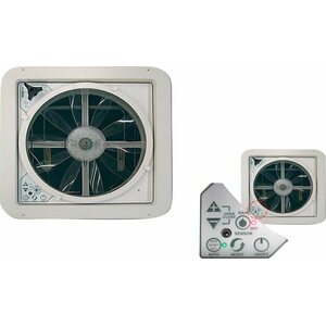 Airxcel MaxxFan Deluxe Kattoluukku 40 x 40 cm, Valkoinen