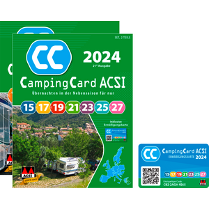 ACSI CampingCard 2024 alennuskortilla saksankielinen