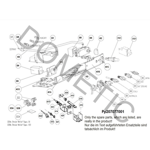 Dometic Parts Suutin RF60KF jääkaappiin, 30 mbar