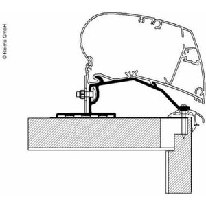 Adapter für Omnistor Markise, Fendt, Roof Ad