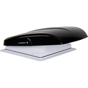 Carbest Vanvent 400 x 400 mm kattoluukku tuulettimella, Musta