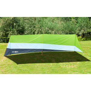 Brunner tuuliaita 400 / 520 x 115 cm vihreä/harmaa/valkoinen