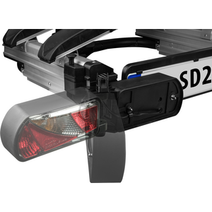 LAS SD260 pyöräteline liukukiskoilla pariovelliseen autoon