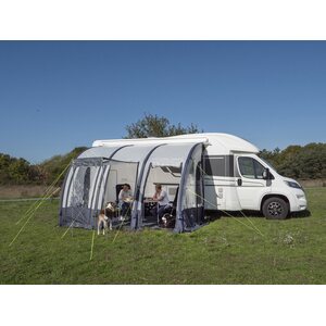 Reimo Tent CASA AIR II ilmateltta matkailuautoon nopea asennus