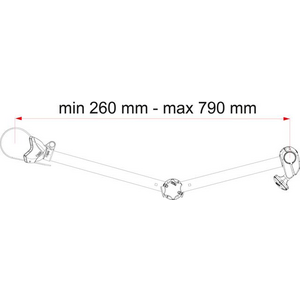 Fiamma Polkupyörän kiinnitysvarsi Bike Block Pro S D3