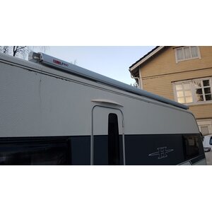 Fiamma F80 S 400 cm, 250 cm, hopea / harmaa
