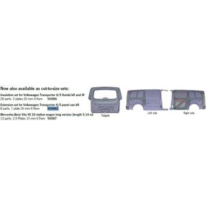 X-Trem Eristyssarja VW T5/6 Lyhyt/Pitkä laajennus 20 mm