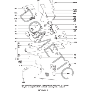 Dometic Parts RM7650L Säätönuppi, valintakytkin