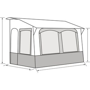 Reimo Tent Casa Royal 320 tai 390 x 230