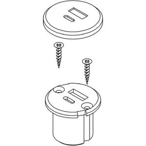 Upotettava USB-pistorasia 1 x USB-C, 1 x A-liitäntä