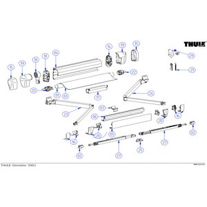 Thule Omnistor 5002 kangasakselin pää