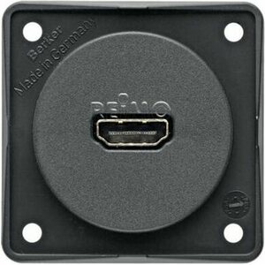 Berker HDMI-Pistorasia 1.3 Deep Audio antrasiitti