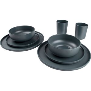 Bo-Camp Patom astiasto 16 osainen, black