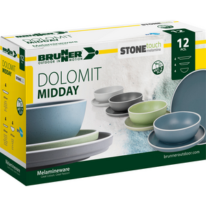 Brunner Dolomite 12 osainen astiastot, harmaa tai bílá